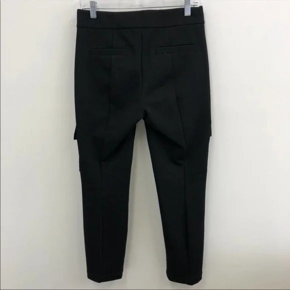Anthropologie The Essential Slim Black Cargo Pants - Picture 6 of 10